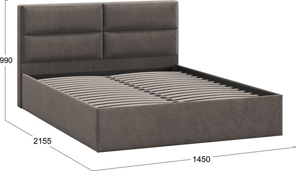 Каркас кровати ТриЯ Глосс универсальный тип 1 140x200