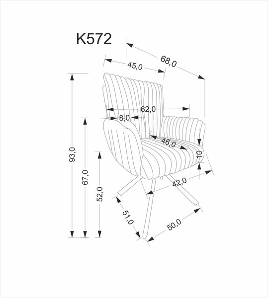 Стул Halmar K572