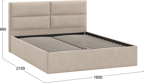 Каркас кровати ТриЯ Глосс универсальный тип 1 180x200