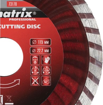 Отрезной диск алмазный Matrix 73178