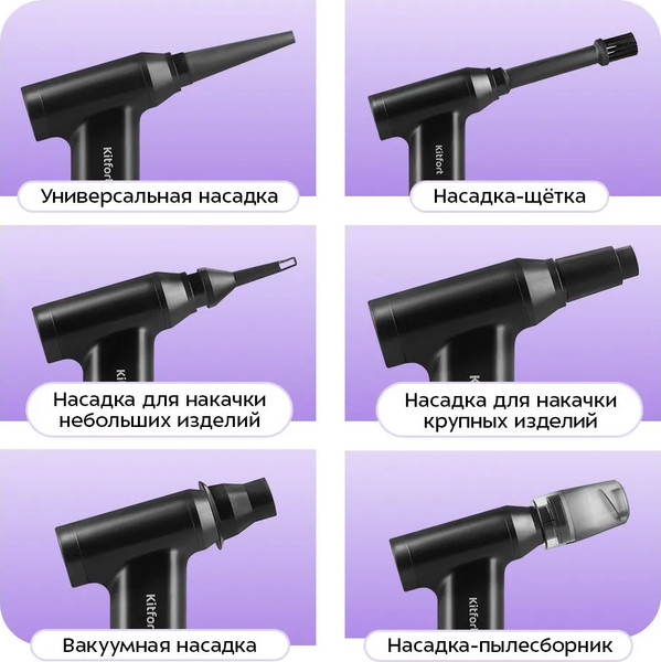 Воздуходувка аккумуляторная Kitfort КТ-4317