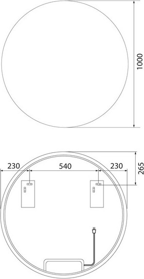 Зеркало IDDIS Bild BIL1000i98