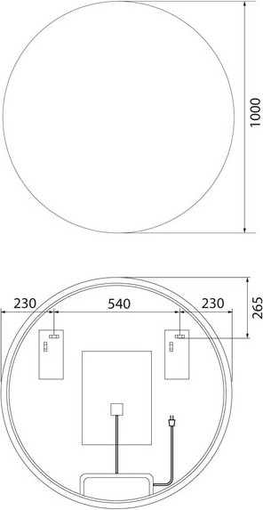 Зеркало IDDIS Bild BIL10T0i98