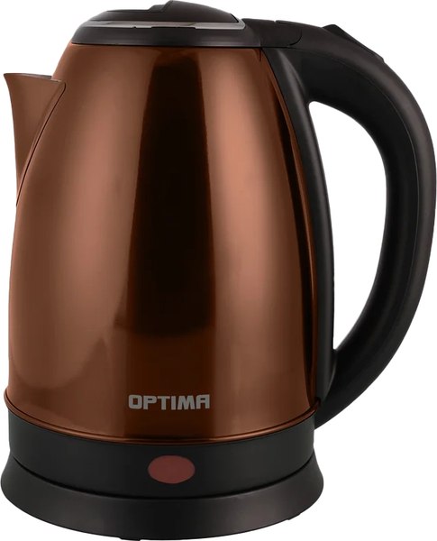 Электрочайник ОПТИМА EK-1808SS / 2002317 (шоколадный) - фото