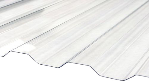 Монолитный поликарбонат Borrex Трапеция 1050x2000x1.3мм - фото