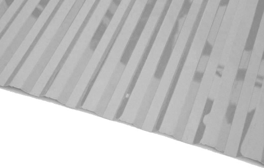 Монолитный поликарбонат Borrex Трапеция 1050x2000x1.3мм - фото