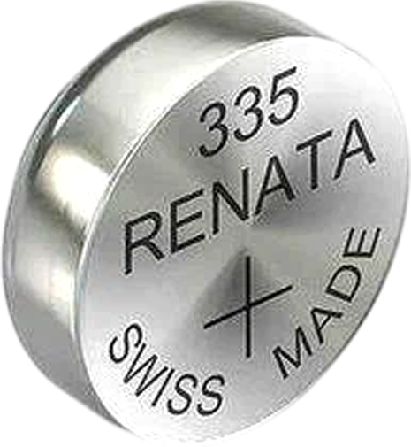 Батарейка Renata SR335/SR512SW 1.55V 5mAh 5.8x1.2mm - фото