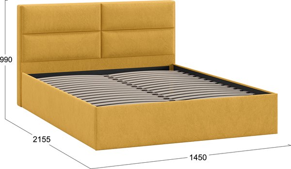 Полуторная кровать ТриЯ Глосс универсальная тип 1 140x200