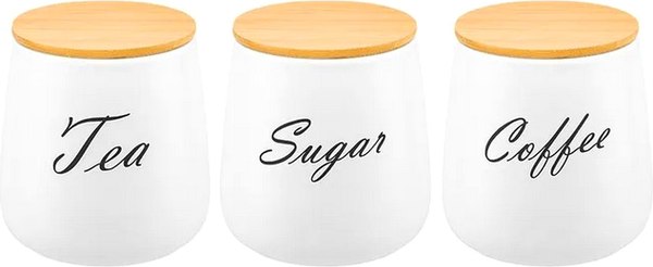 Набор емкостей для хранения Elan Gallery Tea. Coffe. Sugar / 111018 - фото