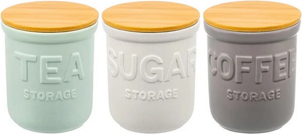 Набор емкостей для хранения Elan Gallery С бамбуковой крышкой / 111020 - фото
