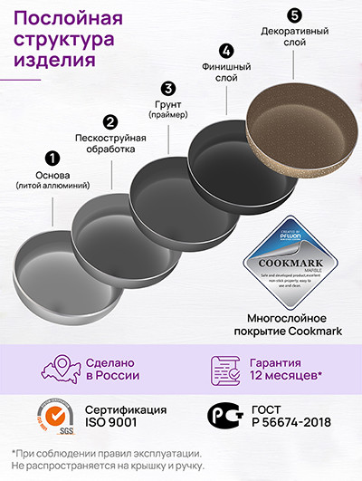 Набор кухонной посуды Elan Gallery 121111+6