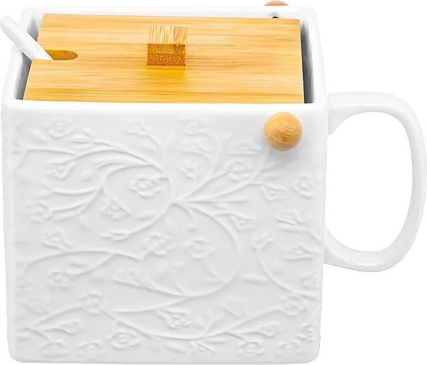 Емкость для хранения Elan Gallery Веточки-цветочки / 950373