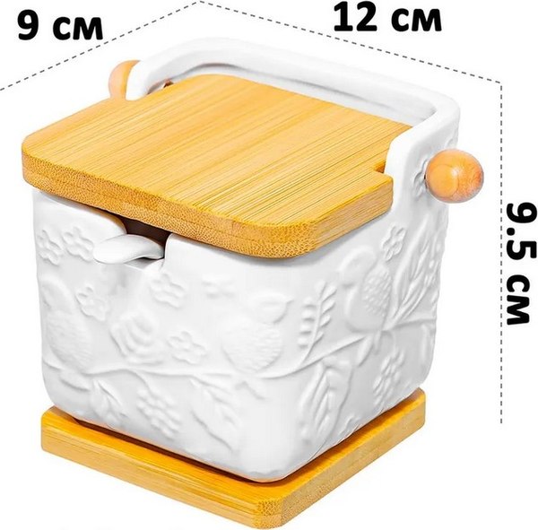 Емкость для хранения Elan Gallery Птички на ветке / 950369