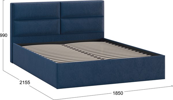 Двуспальная кровать ТриЯ Глосс универсальная тип 1 180x200