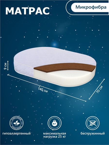 Матрас в кроватку Sweet Baby Cocos Comfort Caramella