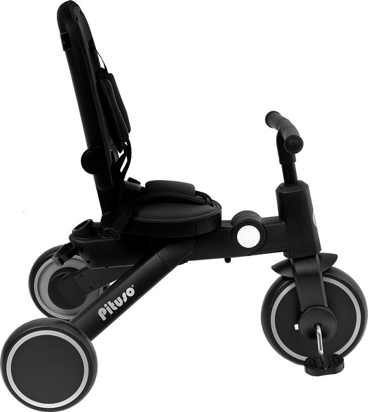 Трехколесный велосипед с ручкой Pituso Leve Pro / T8-Black