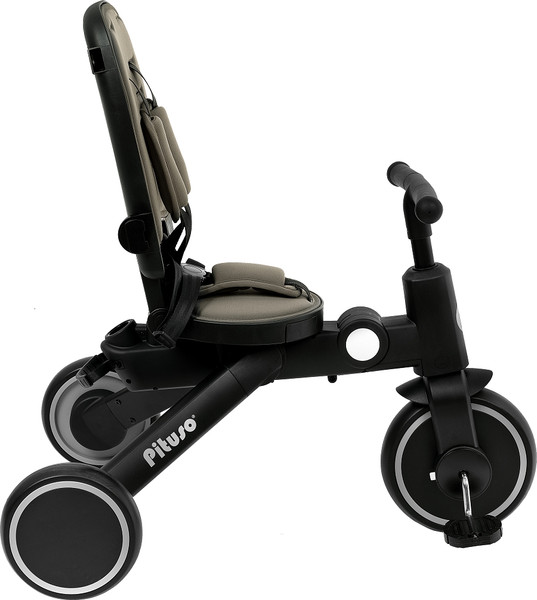 Трехколесный велосипед с ручкой Pituso Leve Pro / T8-Khaki