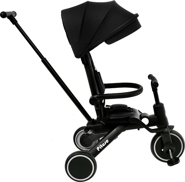 Трехколесный велосипед с ручкой Pituso Leve Pro / T8 Plus-Black