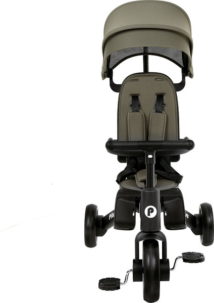 Трехколесный велосипед с ручкой Pituso Leve Pro / T8 Plus-Khaki