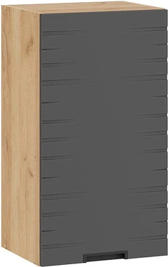 Шкаф навесной для кухни ТриЯ Гренада фреза 1В4 с одной дверью / 1В4-Ф - фото