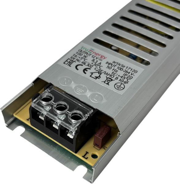 Адаптер для светодиодной ленты Truenergy Block Mini 12V 100W IP20 / 17120