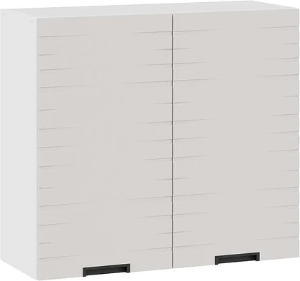 Шкаф навесной для кухни ТриЯ Гренада фреза 1В8 с двумя дверями - фото