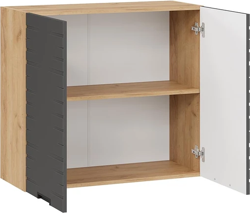 Шкаф навесной для кухни ТриЯ Гренада фреза 1В8 с двумя дверями