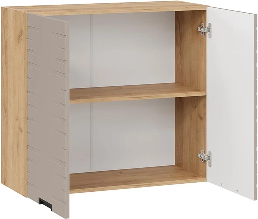 Шкаф навесной для кухни ТриЯ Гренада фреза 1В8 с двумя дверями