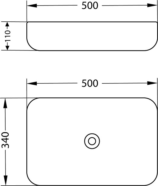 Умывальник со смесителем Lauter 21487-50 + Cascade 21СК0655C