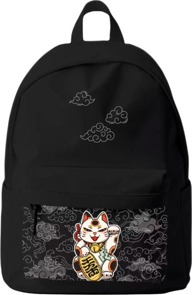 Школьный рюкзак Listoff Котик удачи / РК0338 - фото