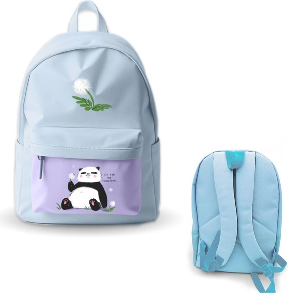 Школьный рюкзак Listoff Панда / РК0339