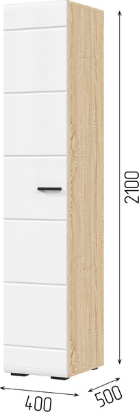 Шкаф-пенал Стендмебель Либерте ШК 01 400