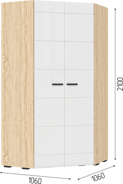 Шкаф Стендмебель Либерти ШК 06 угловой 1060