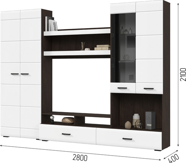 Горка для гостиной Стендмебель Либерти ГС 01