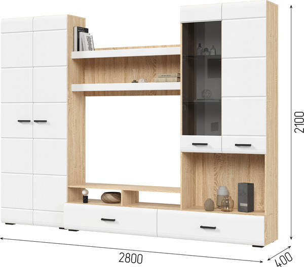 Горка для гостиной Стендмебель Либерти ГС 01