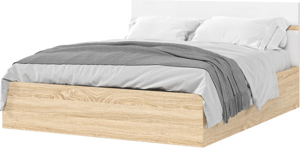 Двуспальная кровать Стендмебель Либерти КР 02 160x200 - фото