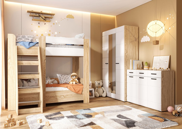 Двухъярусная кровать Стендмебель Либерти КР 04 197.6х170х135.8