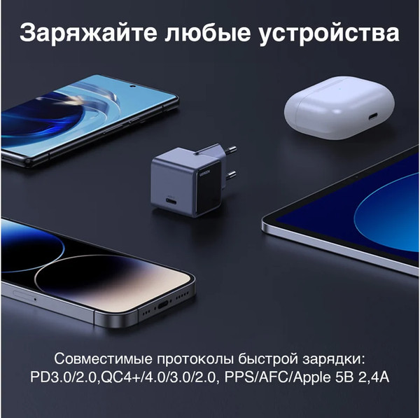 Адаптер питания сетевой Ugreen X503 / 35041