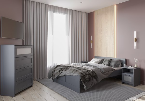 Прикроватная тумба Mio Tesoro Нави 2.15.03.010.4