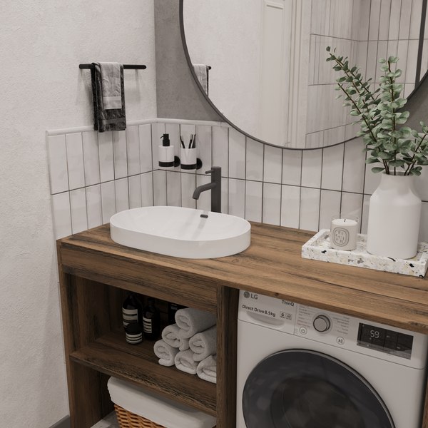 Тумба под умывальник ЗОВ Стамбул 130 / S130LAW0LAWWMC2BCL