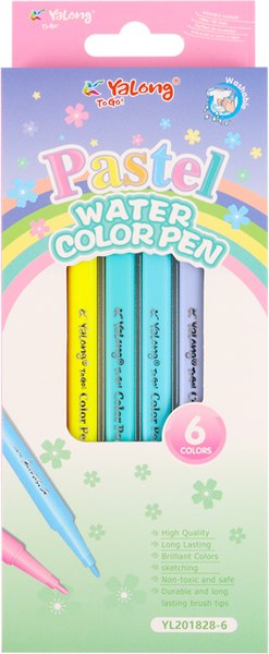 Фломастеры Yalong YL201828-6 - фото