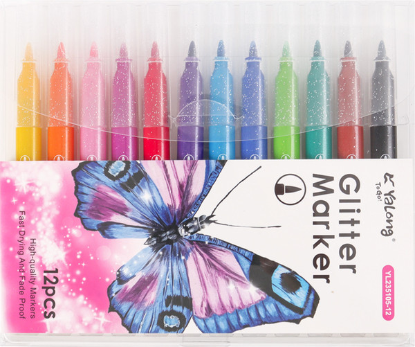 Фломастеры Yalong YL235105-12 - фото