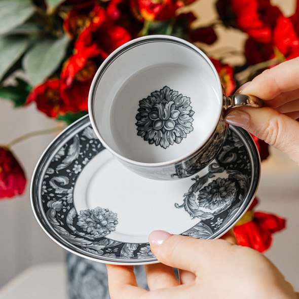 Чашка с блюдцем Versace Barocco Haze 19335-403767-14640