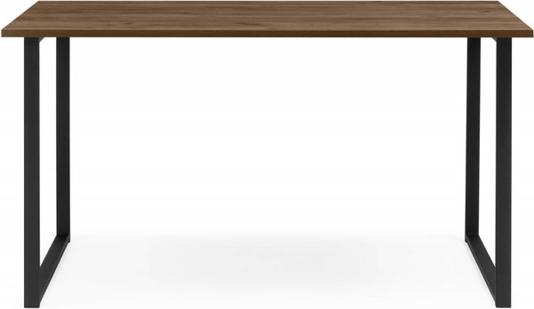 Обеденный стол Notta Лиман 117х77 / 615152 (дуб крафт табачный/черный матовый)