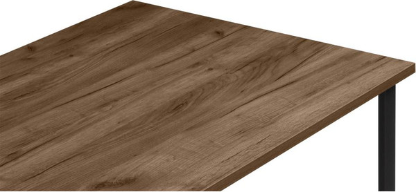 Обеденный стол Notta Лиман 117х77 / 615152 (дуб крафт табачный/черный матовый)