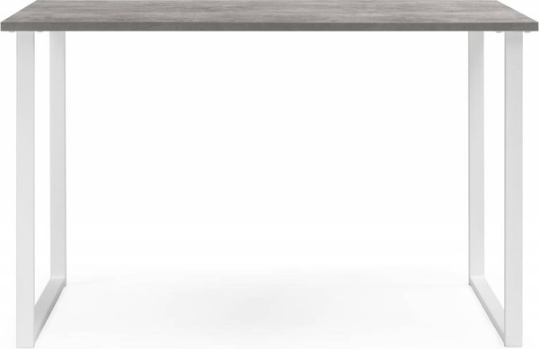 Обеденный стол Notta Лиман 117x77 / 619209 (бетон светлый/белый матовый)