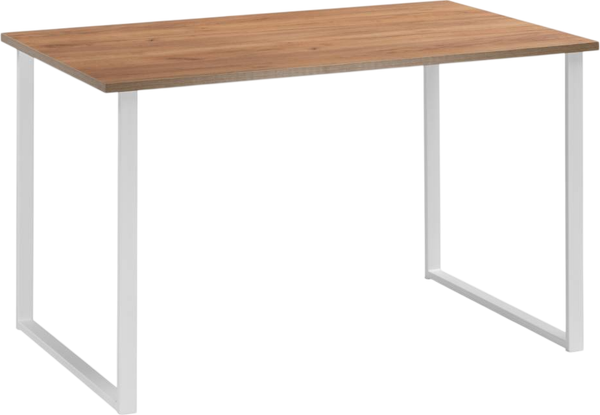 Обеденный стол Notta Лиман 117x77 / 619208 (дуб крафт золотой/белый матовый) - фото