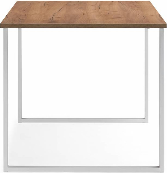 Обеденный стол Notta Лиман 117x77 / 619208 (дуб крафт золотой/белый матовый)