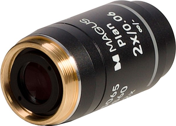 Объектив для микроскопа Magus 2PL60 Plan 2x/0.06/- H60мм / 85065 - фото