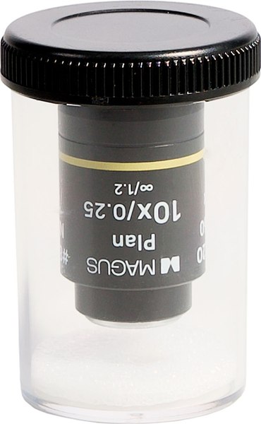 Объектив для микроскопа Magus 10PL60V Plan 10x/0.25/1.2 H60мм / 85120 - фото